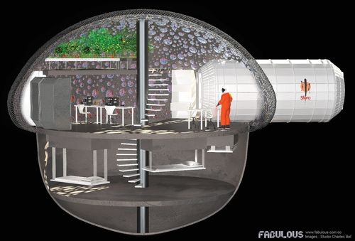 3d打印火星住所的理念极好