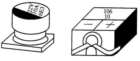 片状电容器的容量标注及使用方法上