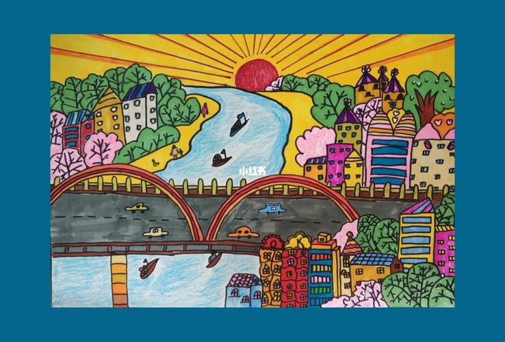 好家乡美获奖作品_美的公园天下自由行热门攻略_儿童创意画_文化_绘画