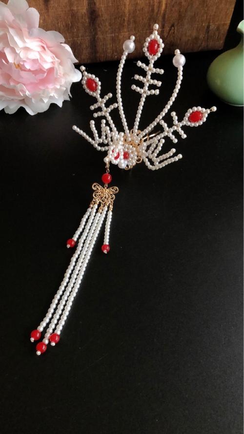 汉服头饰古装流苏步摇偏凤红楼梦黛玉宝钗珠钗发饰