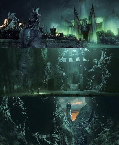 而除了雄伟壮观,电影还为我们呈现了米纳斯魔窟,亡灵地宫以及