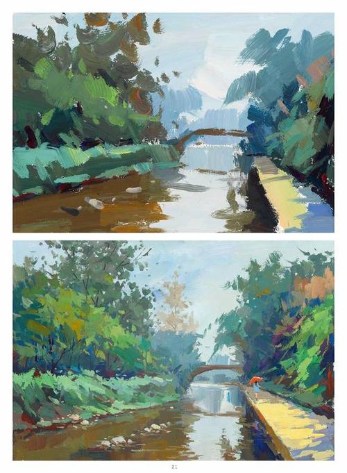 刘大锦 《对画——色彩风景》