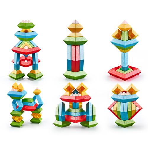 飞鹤赠品nocky百变积木塔30pcs视频