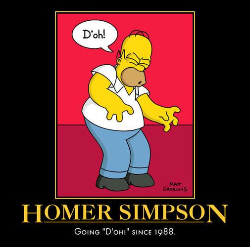 homer simpson d"oh! by onikage108