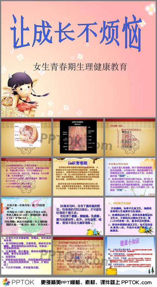 小学五年级女生青春期生理健康教育ppt