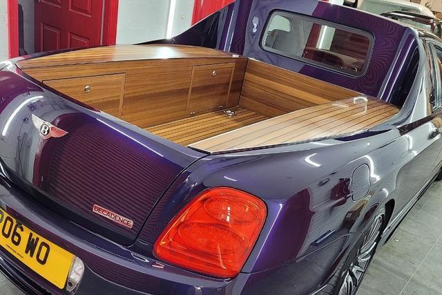 宾利要出皮卡车了?老款飞驰大幅魔改,优雅气质强悍动力!