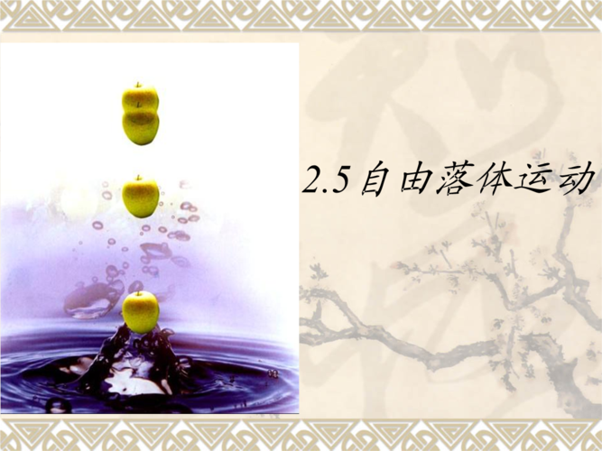 微格教学:自由落体运动培训资料.ppt