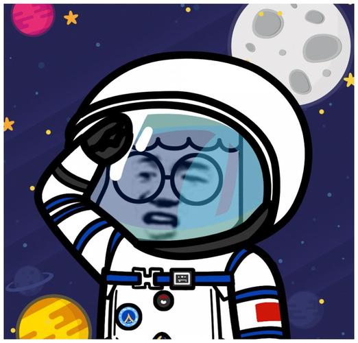 宇航员表情包头像就是这么可可爱爱