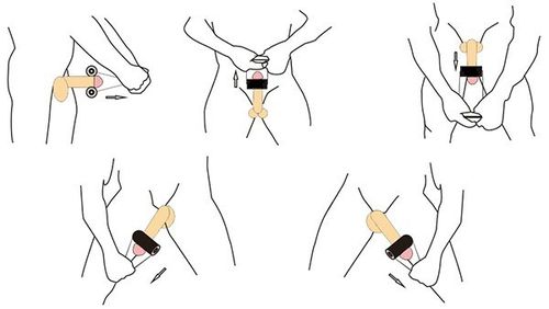 外贸成人情趣用品阴囊阴茎锻炼延时拉伸器自慰按摩滚轮