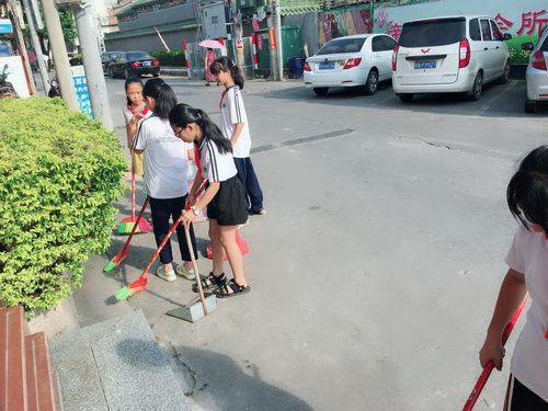 陆丰市碣石镇皇宫小学开展文明校园及周边环境整治"一月一测评"