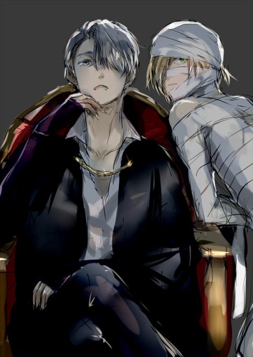 p站画师 のり 作品【侵删致歉】维尤【侵删致歉】冰上的尤里 yuri on