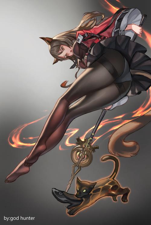 p站画师作品明日方舟 同人 天火