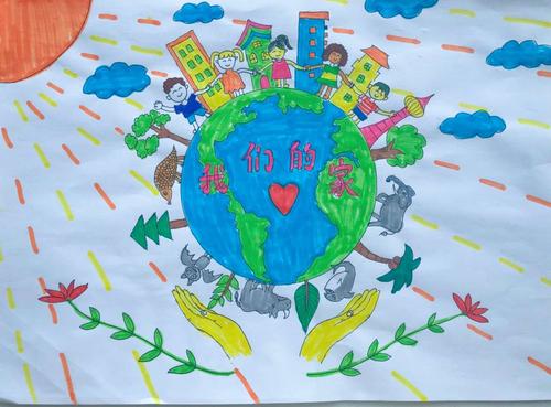 第三届全国中小学生"环境健康杯"绘画比赛迁安市第七实验小学学生作品