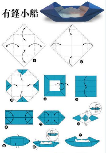 折纸 船