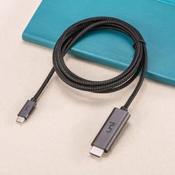 uni三菱unitypec转hdmi转接线4k60hz苹果macbook雷电3转接线usbc投影