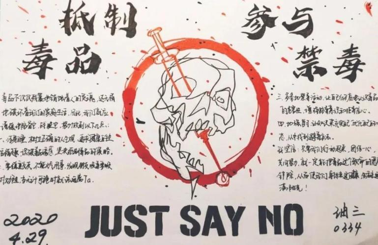 2020禁毒手抄报内容