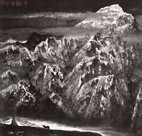 李小可—黄山系列《苍墨》 2014年 48.5×44.5cm