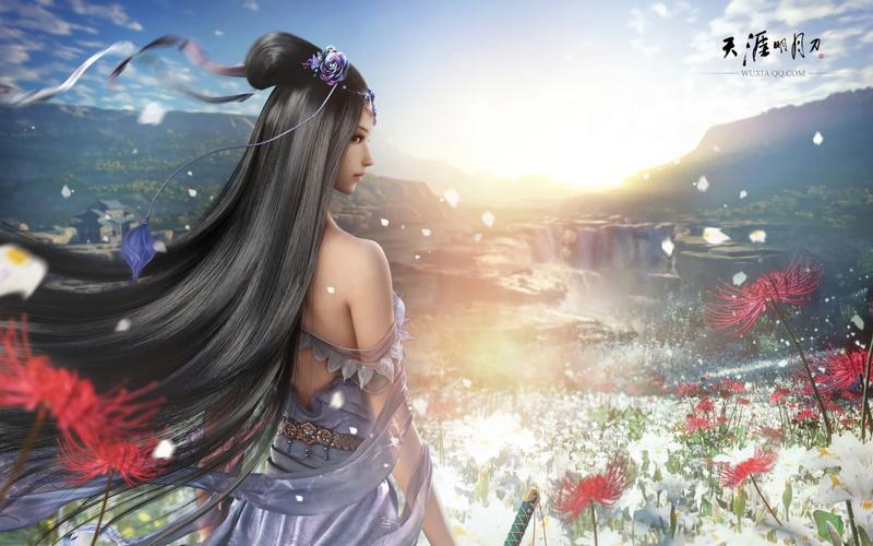 天涯明月刀长发美女4k游戏壁纸米醋儿网jpg