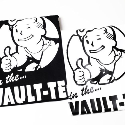 辐射4 周边 二次元 游戏 t恤 短袖 衣服 辐射76 fallout4哔哔小子