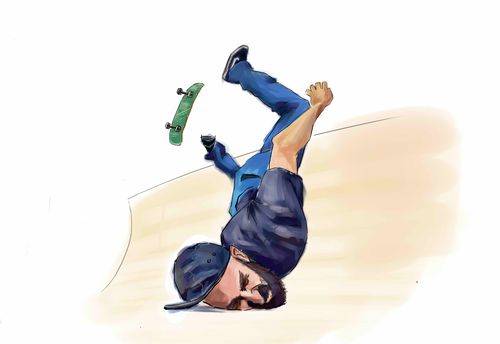 滑板|插画|插画习作|迷幻蘑菇 - 原创作品 - 站酷 (zcool)