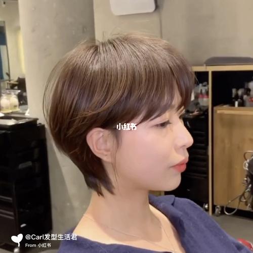 韩系超短发女生|露耳发型参考_发型_短发女生_韩系_日系_穿搭_秋冬穿