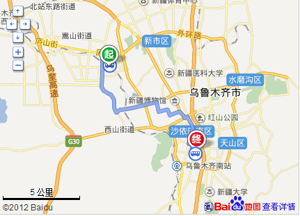 乌鲁木齐新火车站从自治区中医院怎么走