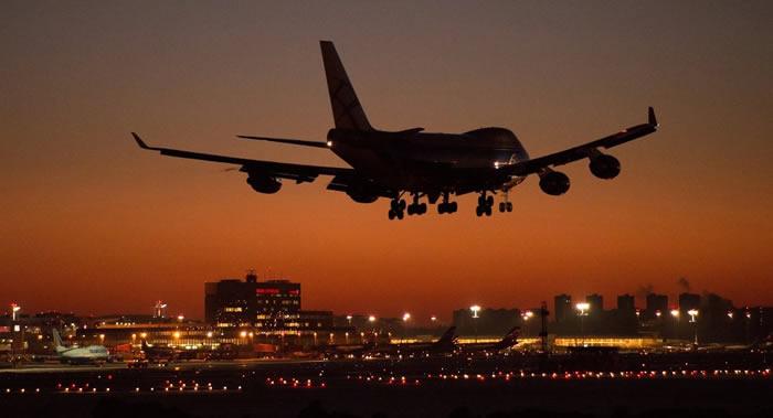 英国航空公司波音747-436客机借风势创下由美国纽约飞往英国伦敦的亚