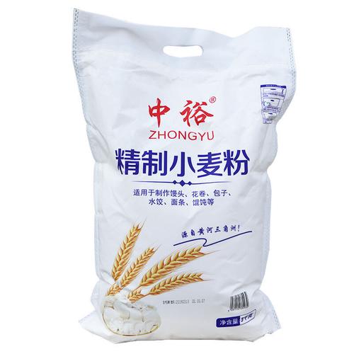 中裕精制小麦粉5kg 馒头包子水饺通用粉【图片 价格 品牌 报价】-真