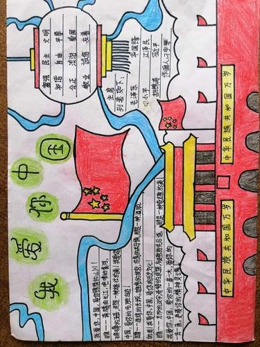 祖国我的骄傲的手抄报 祖国我爱您手抄报