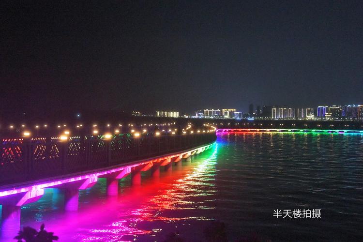 漂亮的汕尾市区星河湾夜景