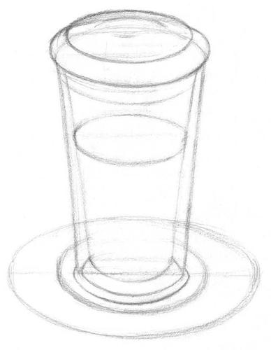 素描知识玻璃质感杯子怎么画详细讲解画法步骤简单易学