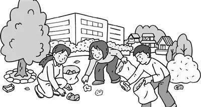 环境,共建生态文明,因此包装专业学生党支部开展本次"校园捡垃圾"志愿