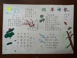 致小兔现代诗手抄报 手抄报图片大全集