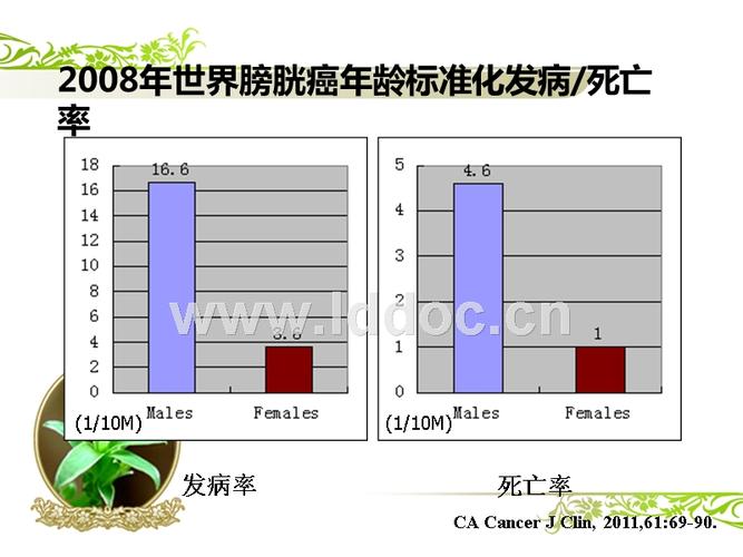 2009年我国膀胱癌发病/死亡率,癌症进展,2013,1.