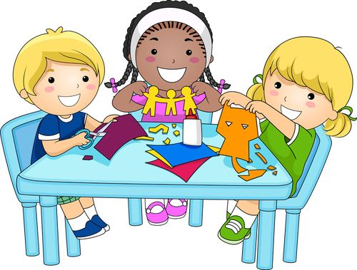 剪纸的小朋友图片素材下载(图片id:309983)_-卡通人物