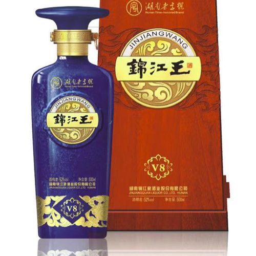 锦江王v8酒 52度浓香型白酒 小窖池纯粮食酿造 富硒锌