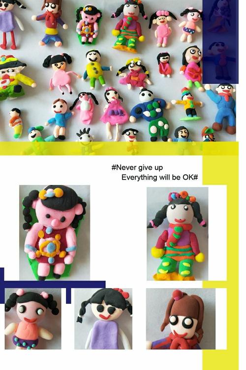 其它 玩转太空泥社团 写美篇 人物是最不好表现的,它讲究人物比例