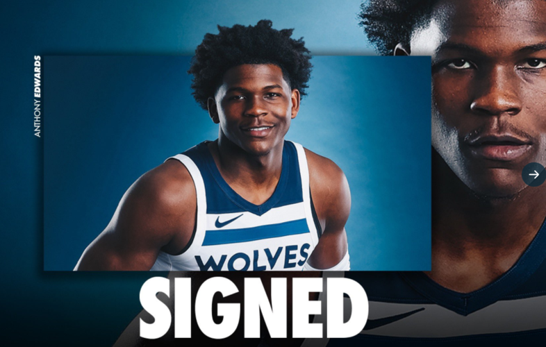 森林狼正式签下状元爱德华兹,合同为4年4427万