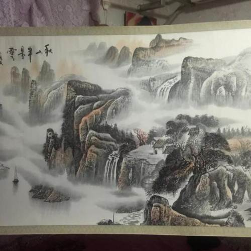 刘一民山水画