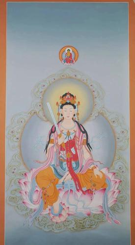 虚空藏菩萨,为大乘佛教八大菩萨之一,是以济度众生为乐的菩萨.