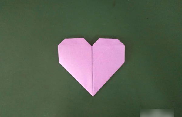 长方形爱心折纸100种折法