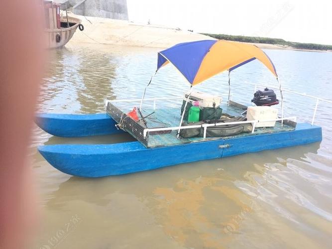 因为工作忙有条双体钓鱼船转让