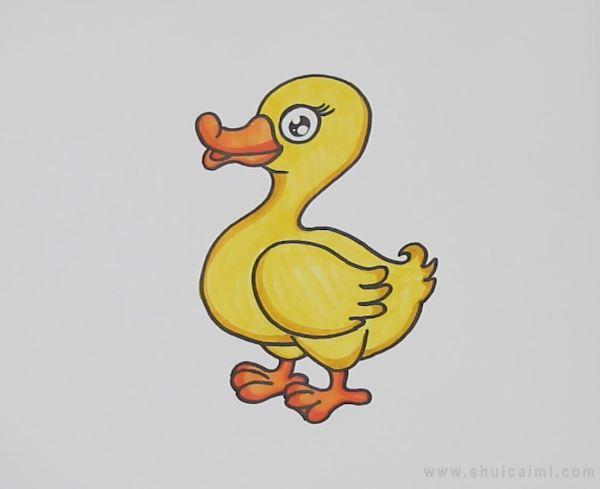 小鸭子简笔画怎么画小鸭子简笔画步骤