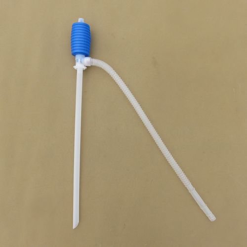 汽车应急吸油器抽水管蓝色手动抽油泵换油器鱼缸换水器塑料虹吸管