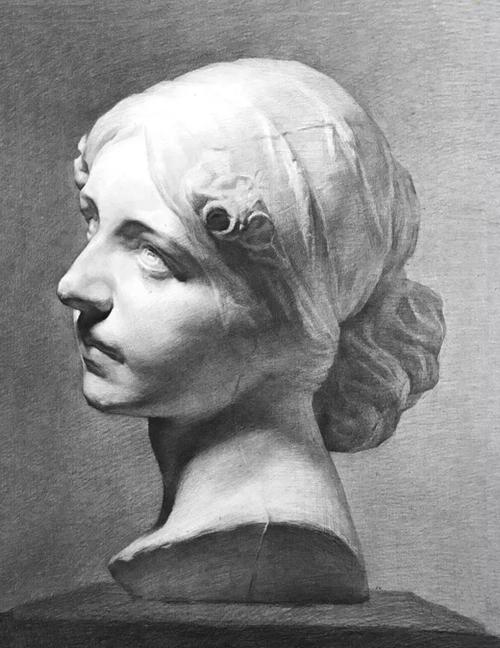 经典素描石膏像作品精选!
