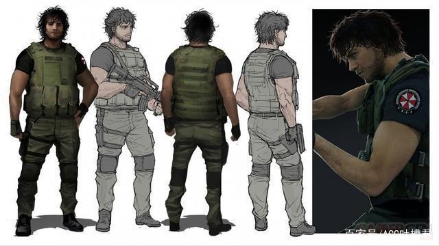 《生化危机3重制版》吉尔和追踪者设定图曝光,4月3日发售