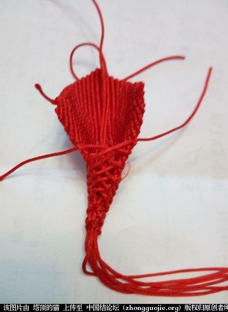 马蹄莲小挂饰的两种编法