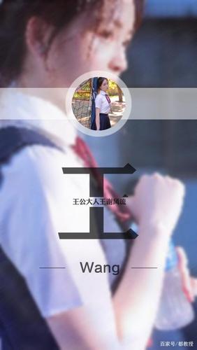 这8个王姓头像制作,有没有你喜欢的?你姓什么呢?