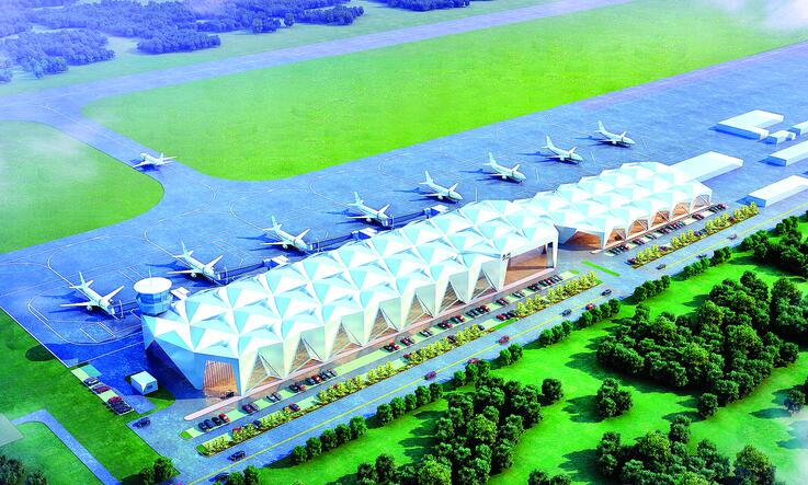 昨日上午,惠州机场扩容扩建航站楼及配套工程开工.