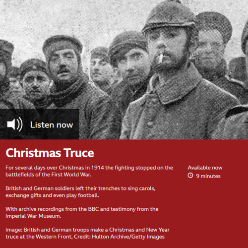 12月25日 - christmas truce